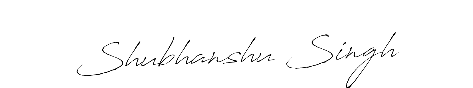 Also we have Shubhanshu Singh name is the best signature style. Create professional handwritten signature collection using Antro_Vectra autograph style. Shubhanshu Singh signature style 6 images and pictures png