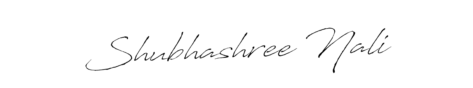 Make a beautiful signature design for name Shubhashree Nali. Use this online signature maker to create a handwritten signature for free. Shubhashree Nali signature style 6 images and pictures png