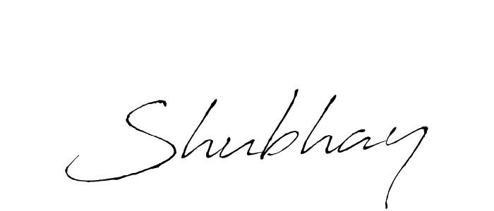 Create a beautiful signature design for name Shubhay. With this signature (Antro_Vectra) fonts, you can make a handwritten signature for free. Shubhay signature style 6 images and pictures png
