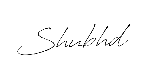Shubhd stylish signature style. Best Handwritten Sign (Antro_Vectra) for my name. Handwritten Signature Collection Ideas for my name Shubhd. Shubhd signature style 6 images and pictures png