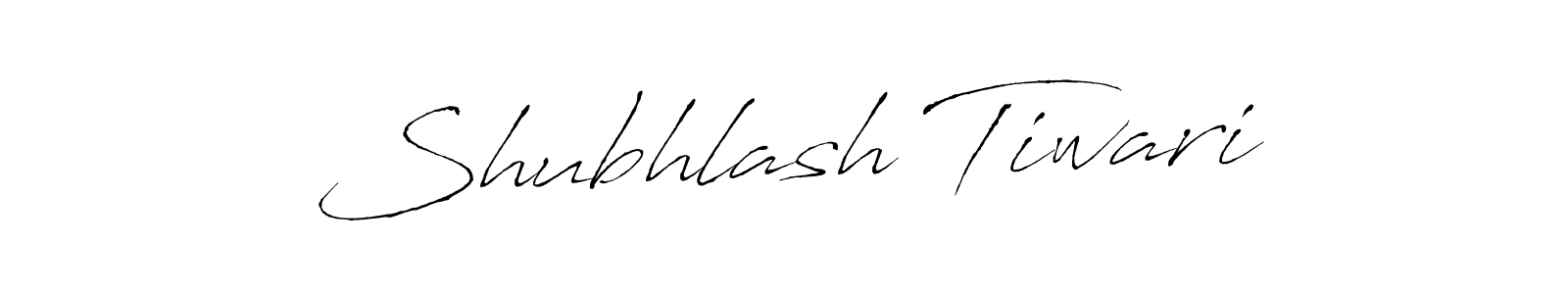How to make Shubhlash Tiwari name signature. Use Antro_Vectra style for creating short signs online. This is the latest handwritten sign. Shubhlash Tiwari signature style 6 images and pictures png