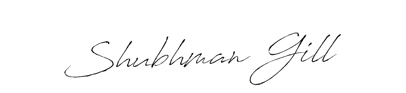 Antro_Vectra is a professional signature style that is perfect for those who want to add a touch of class to their signature. It is also a great choice for those who want to make their signature more unique. Get Shubhman Gill name to fancy signature for free. Shubhman Gill signature style 6 images and pictures png