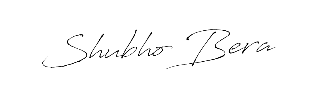 Make a beautiful signature design for name Shubho Bera. With this signature (Antro_Vectra) style, you can create a handwritten signature for free. Shubho Bera signature style 6 images and pictures png