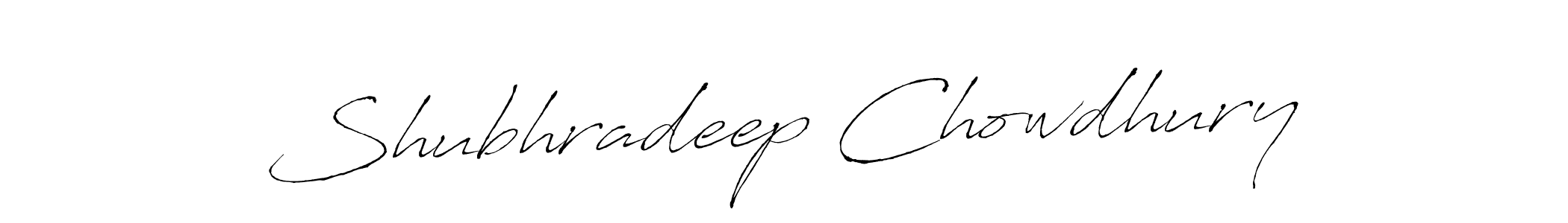 Make a short Shubhradeep Chowdhury signature style. Manage your documents anywhere anytime using Antro_Vectra. Create and add eSignatures, submit forms, share and send files easily. Shubhradeep Chowdhury signature style 6 images and pictures png