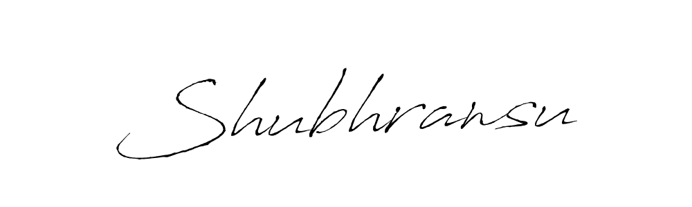 You should practise on your own different ways (Antro_Vectra) to write your name (Shubhransu) in signature. don't let someone else do it for you. Shubhransu signature style 6 images and pictures png