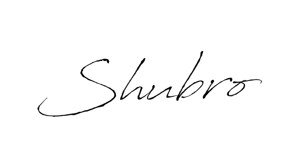 How to make Shubro signature? Antro_Vectra is a professional autograph style. Create handwritten signature for Shubro name. Shubro signature style 6 images and pictures png