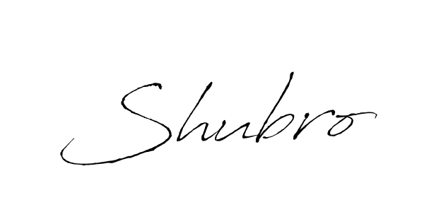 How to make Shubro signature? Antro_Vectra is a professional autograph style. Create handwritten signature for Shubro name. Shubro signature style 6 images and pictures png