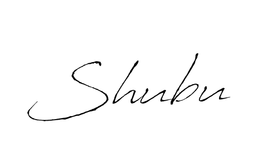 Design your own signature with our free online signature maker. With this signature software, you can create a handwritten (Antro_Vectra) signature for name Shubu. Shubu signature style 6 images and pictures png