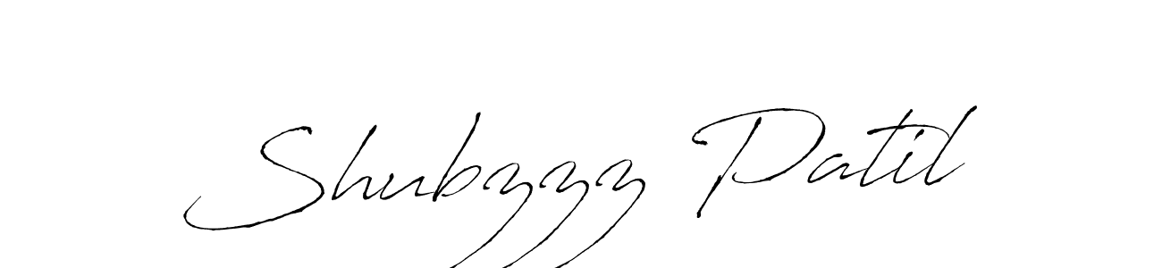 Create a beautiful signature design for name Shubzzz Patil. With this signature (Antro_Vectra) fonts, you can make a handwritten signature for free. Shubzzz Patil signature style 6 images and pictures png