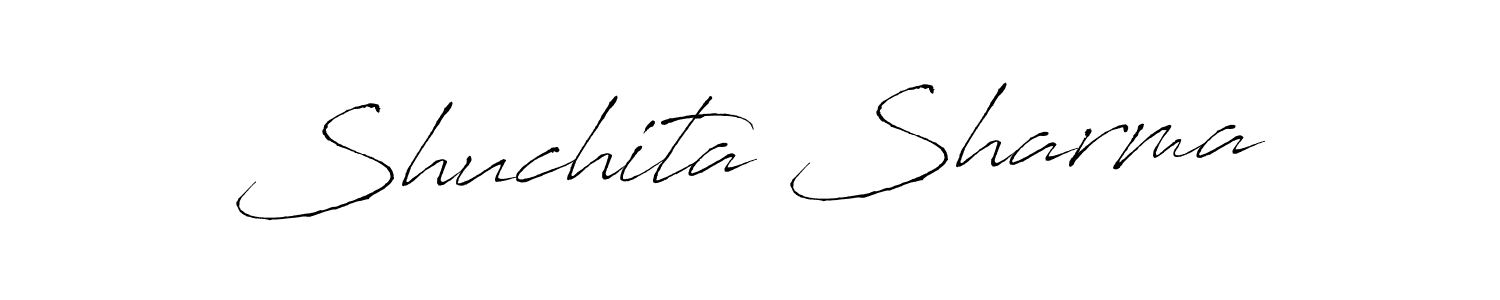 Make a short Shuchita Sharma signature style. Manage your documents anywhere anytime using Antro_Vectra. Create and add eSignatures, submit forms, share and send files easily. Shuchita Sharma signature style 6 images and pictures png