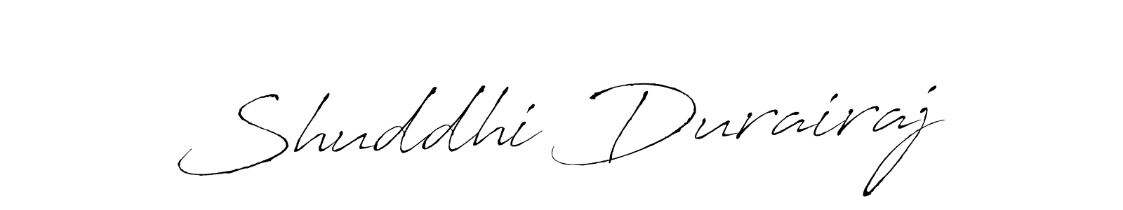 Also You can easily find your signature by using the search form. We will create Shuddhi Durairaj name handwritten signature images for you free of cost using Antro_Vectra sign style. Shuddhi Durairaj signature style 6 images and pictures png