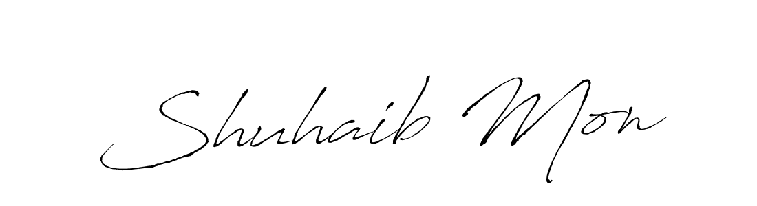 You should practise on your own different ways (Antro_Vectra) to write your name (Shuhaib Mon) in signature. don't let someone else do it for you. Shuhaib Mon signature style 6 images and pictures png