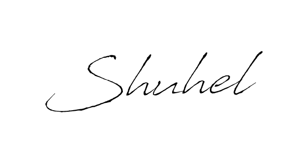 The best way (Antro_Vectra) to make a short signature is to pick only two or three words in your name. The name Shuhel include a total of six letters. For converting this name. Shuhel signature style 6 images and pictures png