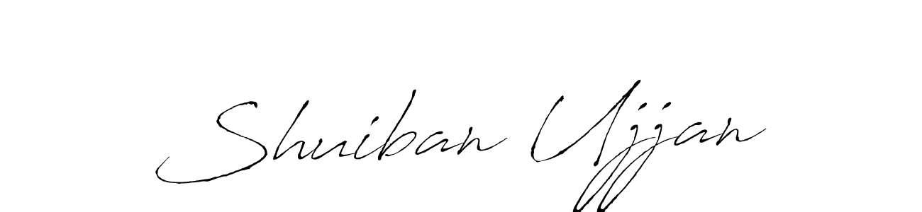 You should practise on your own different ways (Antro_Vectra) to write your name (Shuiban Ujjan) in signature. don't let someone else do it for you. Shuiban Ujjan signature style 6 images and pictures png