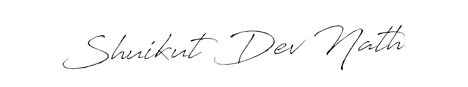 Make a beautiful signature design for name Shuikut Dev Nath. With this signature (Antro_Vectra) style, you can create a handwritten signature for free. Shuikut Dev Nath signature style 6 images and pictures png