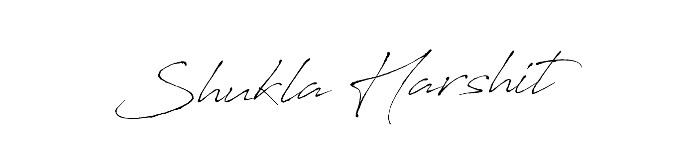 Also You can easily find your signature by using the search form. We will create Shukla Harshit name handwritten signature images for you free of cost using Antro_Vectra sign style. Shukla Harshit signature style 6 images and pictures png