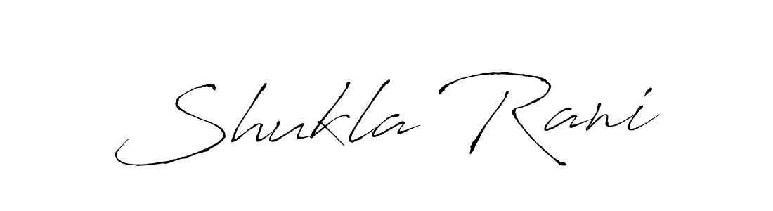 How to make Shukla Rani signature? Antro_Vectra is a professional autograph style. Create handwritten signature for Shukla Rani name. Shukla Rani signature style 6 images and pictures png