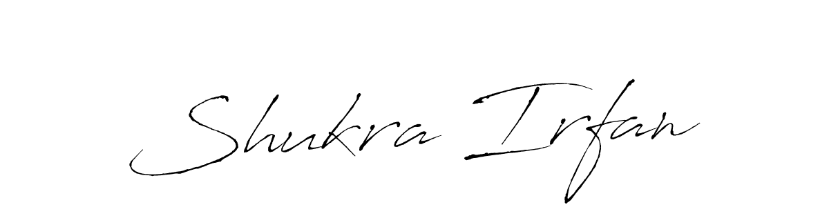 Shukra Irfan stylish signature style. Best Handwritten Sign (Antro_Vectra) for my name. Handwritten Signature Collection Ideas for my name Shukra Irfan. Shukra Irfan signature style 6 images and pictures png