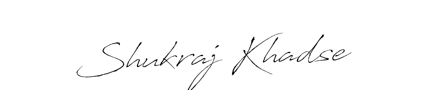 Antro_Vectra is a professional signature style that is perfect for those who want to add a touch of class to their signature. It is also a great choice for those who want to make their signature more unique. Get Shukraj Khadse name to fancy signature for free. Shukraj Khadse signature style 6 images and pictures png