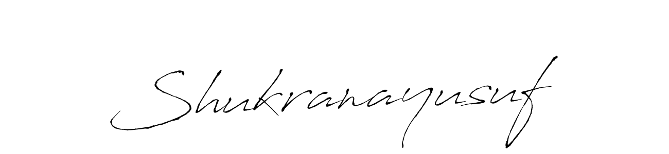 Design your own signature with our free online signature maker. With this signature software, you can create a handwritten (Antro_Vectra) signature for name Shukranayusuf. Shukranayusuf signature style 6 images and pictures png