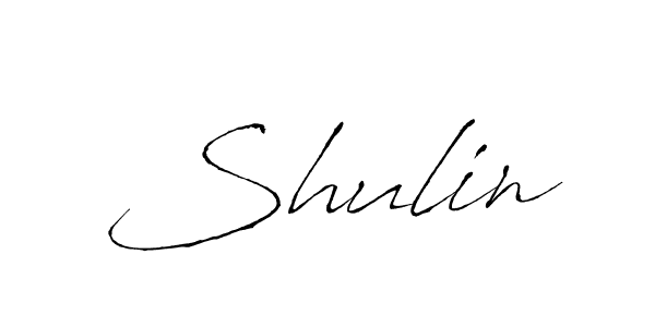 How to make Shulin name signature. Use Antro_Vectra style for creating short signs online. This is the latest handwritten sign. Shulin signature style 6 images and pictures png