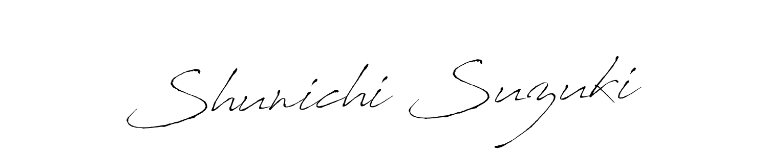 Make a beautiful signature design for name Shunichi Suzuki. Use this online signature maker to create a handwritten signature for free. Shunichi Suzuki signature style 6 images and pictures png