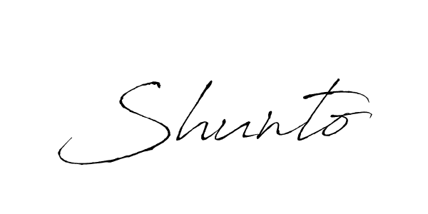 Shunto stylish signature style. Best Handwritten Sign (Antro_Vectra) for my name. Handwritten Signature Collection Ideas for my name Shunto. Shunto signature style 6 images and pictures png