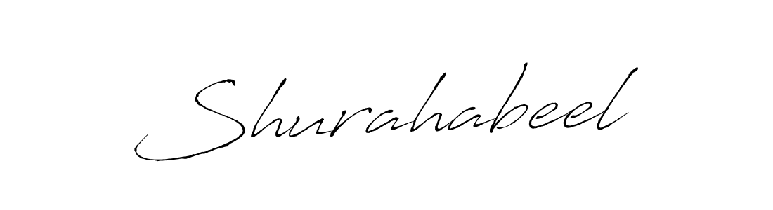 Design your own signature with our free online signature maker. With this signature software, you can create a handwritten (Antro_Vectra) signature for name Shurahabeel. Shurahabeel signature style 6 images and pictures png