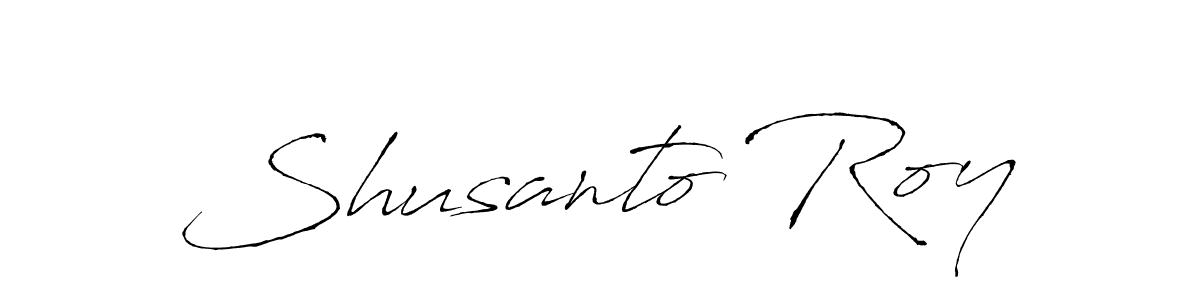 Antro_Vectra is a professional signature style that is perfect for those who want to add a touch of class to their signature. It is also a great choice for those who want to make their signature more unique. Get Shusanto Roy name to fancy signature for free. Shusanto Roy signature style 6 images and pictures png