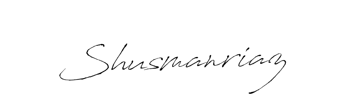 Design your own signature with our free online signature maker. With this signature software, you can create a handwritten (Antro_Vectra) signature for name Shusmanriaz. Shusmanriaz signature style 6 images and pictures png
