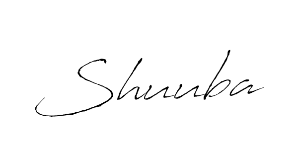 Shuuba stylish signature style. Best Handwritten Sign (Antro_Vectra) for my name. Handwritten Signature Collection Ideas for my name Shuuba. Shuuba signature style 6 images and pictures png