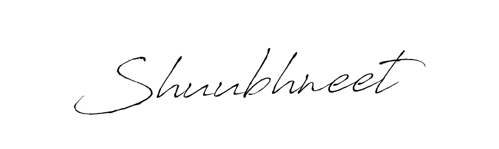 Shuubhneet stylish signature style. Best Handwritten Sign (Antro_Vectra) for my name. Handwritten Signature Collection Ideas for my name Shuubhneet. Shuubhneet signature style 6 images and pictures png