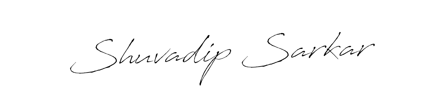 How to make Shuvadip Sarkar signature? Antro_Vectra is a professional autograph style. Create handwritten signature for Shuvadip Sarkar name. Shuvadip Sarkar signature style 6 images and pictures png