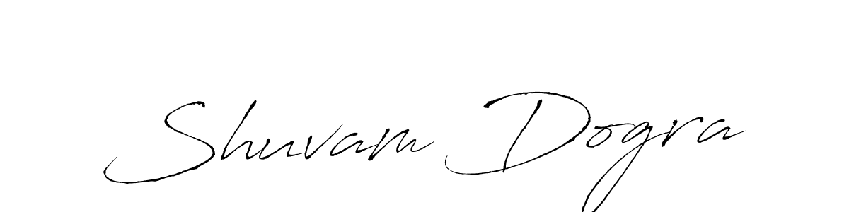 Create a beautiful signature design for name Shuvam Dogra. With this signature (Antro_Vectra) fonts, you can make a handwritten signature for free. Shuvam Dogra signature style 6 images and pictures png