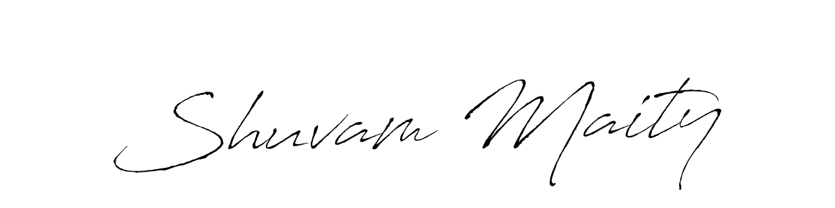 Design your own signature with our free online signature maker. With this signature software, you can create a handwritten (Antro_Vectra) signature for name Shuvam Maity. Shuvam Maity signature style 6 images and pictures png