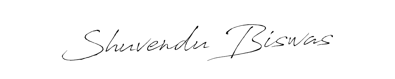 Create a beautiful signature design for name Shuvendu Biswas. With this signature (Antro_Vectra) fonts, you can make a handwritten signature for free. Shuvendu Biswas signature style 6 images and pictures png