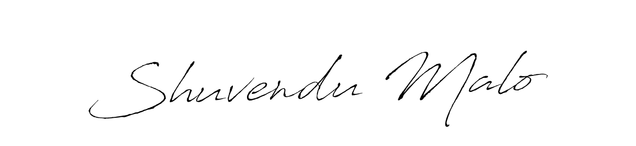 You can use this online signature creator to create a handwritten signature for the name Shuvendu Malo. This is the best online autograph maker. Shuvendu Malo signature style 6 images and pictures png