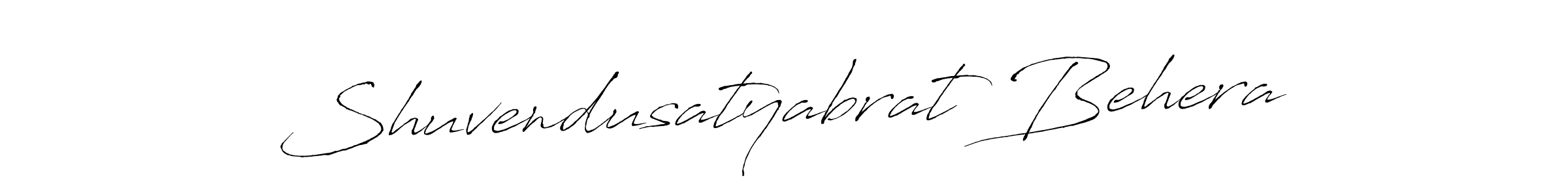 Design your own signature with our free online signature maker. With this signature software, you can create a handwritten (Antro_Vectra) signature for name Shuvendusatyabrat Behera. Shuvendusatyabrat Behera signature style 6 images and pictures png