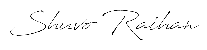 The Antro_Vectra signature style provides a bold statement for name Shuvo Raihan. Designed for business owners, executives, and leaders. Shuvo Raihan signature style 6 images and pictures png