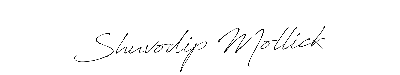 Also we have Shuvodip Mollick name is the best signature style. Create professional handwritten signature collection using Antro_Vectra autograph style. Shuvodip Mollick signature style 6 images and pictures png