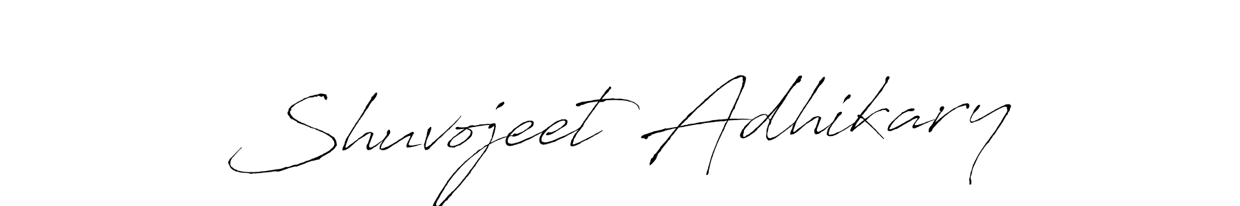 Make a beautiful signature design for name Shuvojeet Adhikary. With this signature (Antro_Vectra) style, you can create a handwritten signature for free. Shuvojeet Adhikary signature style 6 images and pictures png