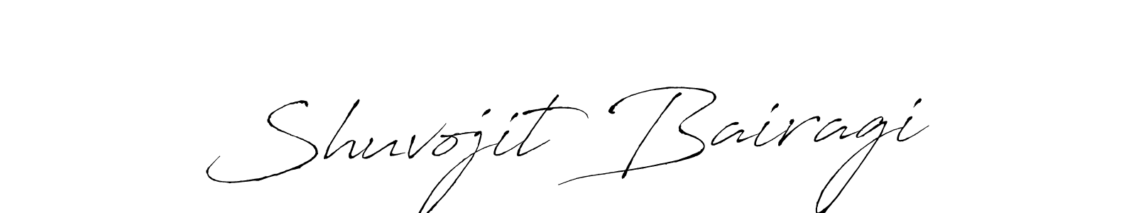 Create a beautiful signature design for name Shuvojit Bairagi. With this signature (Antro_Vectra) fonts, you can make a handwritten signature for free. Shuvojit Bairagi signature style 6 images and pictures png