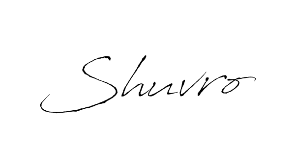 Shuvro stylish signature style. Best Handwritten Sign (Antro_Vectra) for my name. Handwritten Signature Collection Ideas for my name Shuvro. Shuvro signature style 6 images and pictures png
