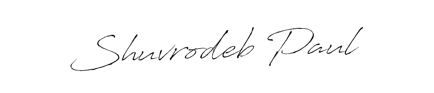 Create a beautiful signature design for name Shuvrodeb Paul. With this signature (Antro_Vectra) fonts, you can make a handwritten signature for free. Shuvrodeb Paul signature style 6 images and pictures png