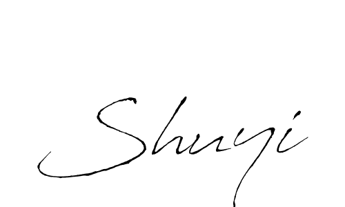 How to make Shuyi name signature. Use Antro_Vectra style for creating short signs online. This is the latest handwritten sign. Shuyi signature style 6 images and pictures png