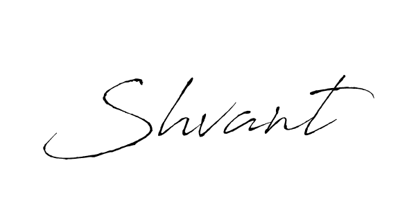 Make a beautiful signature design for name Shvant. With this signature (Antro_Vectra) style, you can create a handwritten signature for free. Shvant signature style 6 images and pictures png