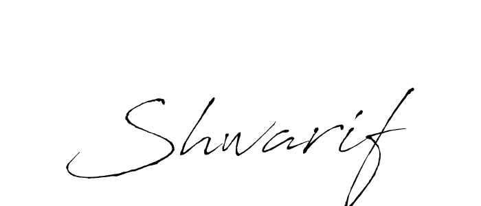Design your own signature with our free online signature maker. With this signature software, you can create a handwritten (Antro_Vectra) signature for name Shwarif. Shwarif signature style 6 images and pictures png