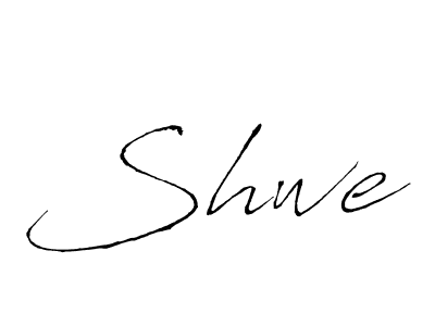 Design your own signature with our free online signature maker. With this signature software, you can create a handwritten (Antro_Vectra) signature for name Shwe. Shwe signature style 6 images and pictures png