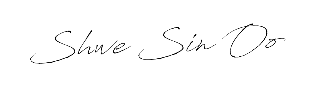 Shwe Sin Oo stylish signature style. Best Handwritten Sign (Antro_Vectra) for my name. Handwritten Signature Collection Ideas for my name Shwe Sin Oo. Shwe Sin Oo signature style 6 images and pictures png