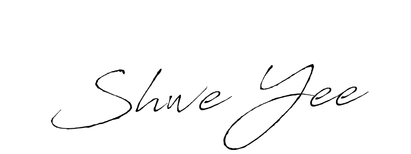 Shwe Yee stylish signature style. Best Handwritten Sign (Antro_Vectra) for my name. Handwritten Signature Collection Ideas for my name Shwe Yee. Shwe Yee signature style 6 images and pictures png
